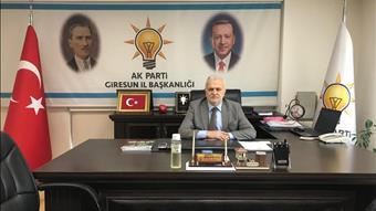 AK Parti Giresun İl Başkanı Kenan Tatlı’dan “24 Kasım Öğretmenler Günü” Mesajı