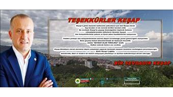 Başkan Emür'den Teşekkür