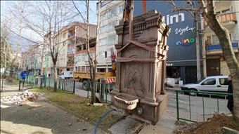 Mehmet Larçın Çeşmesi yeni yerinde